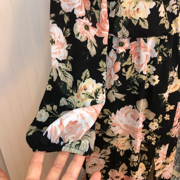 Sage the Label Floral Romper Maxi Dress NWT Medium - Picture 6 of 16